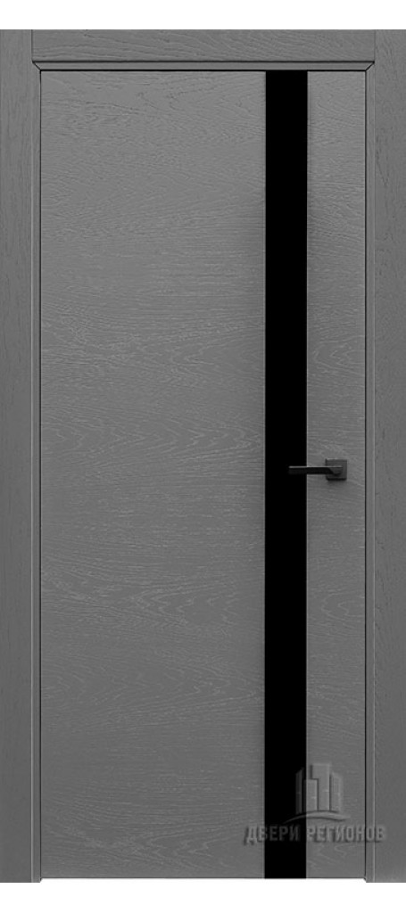 Межкомнатная дверь Uno grigio (ral 7015) остекленная