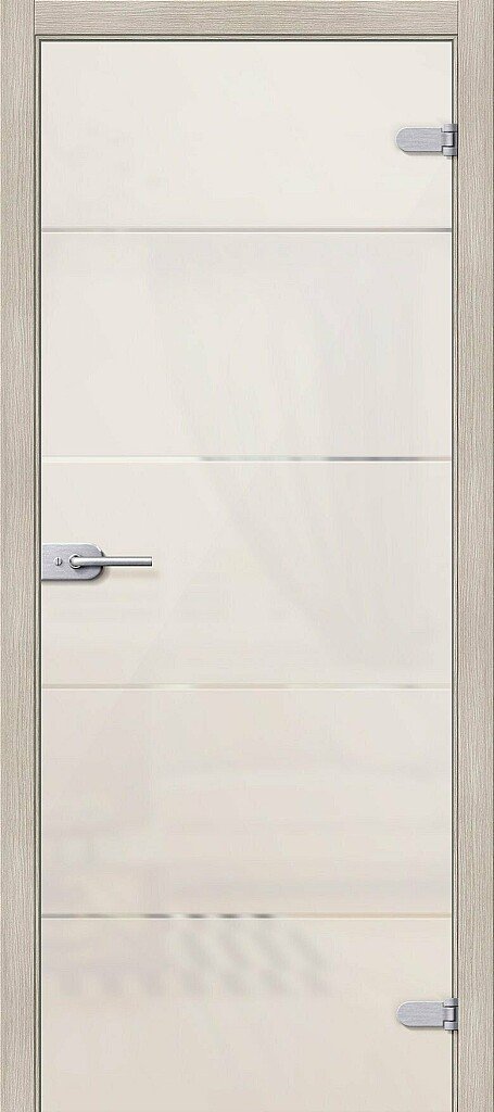 Стеклянные двери Диана, цвет: Белое Сатинато