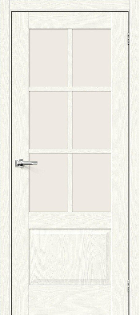 Межкомнатная дверь Прима-13.0.1, цвет: White Wood