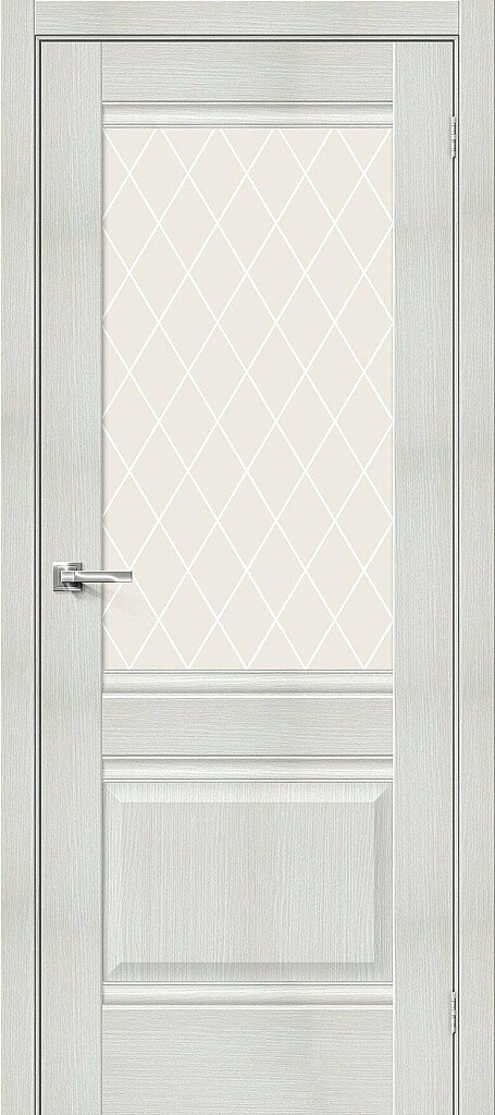 Межкомнатная дверь Прима-3, цвет: Bianco Veralinga