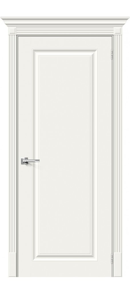 Межкомнатная дверь Скинни-10, цвет: Whitey эмаль