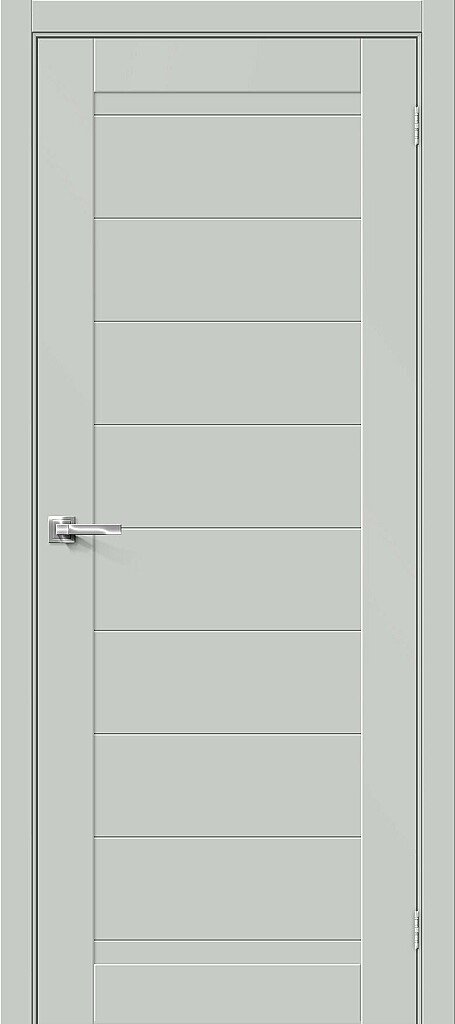 Межкомнатная дверь Браво-21, цвет: Grey Matt
