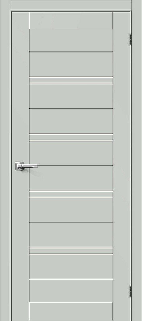 Межкомнатная дверь Браво-28, цвет: Grey Matt