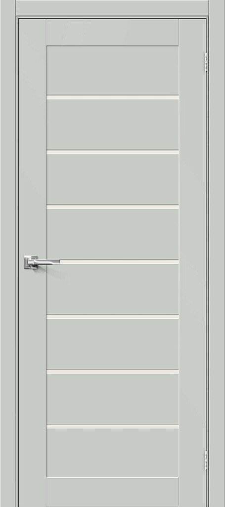 Межкомнатная дверь Браво-22, цвет: Grey Matt