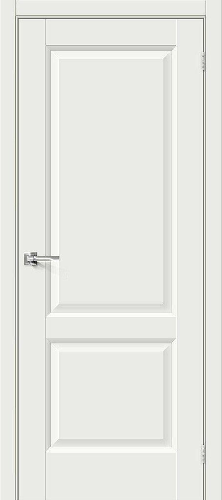Межкомнатная дверь Неоклассик-32, цвет: White Matt
