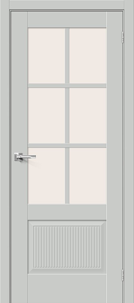 Межкомнатная дверь Прима-13.Ф7.0.1, цвет: Grey Matt