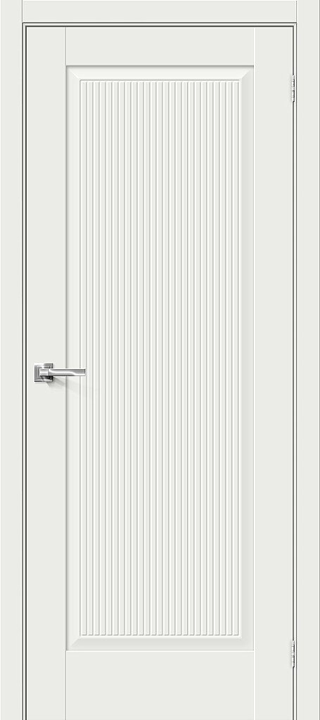 Межкомнатная дверь Прима-10.Ф7, цвет: White Matt