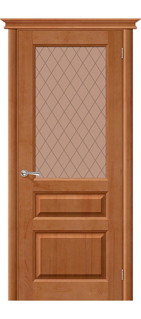 Межкомнатная дверь М5, цвет: Т-05 (Светлый Лак)