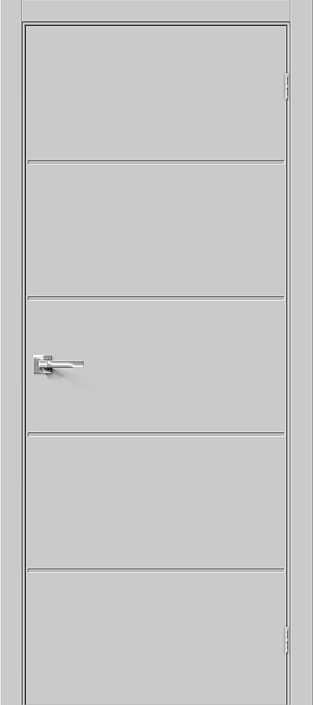 Межкомнатные двери Граффити-1.Д, цвет: Grey Pro