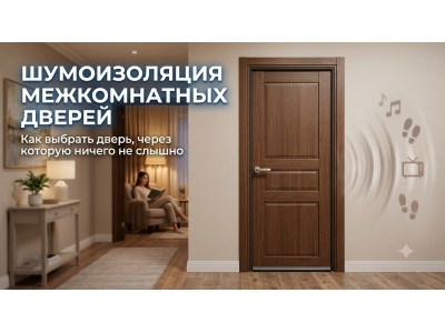 Шумоизоляция межкомнатных дверей: как выбрать дверь, через которую ничего не слышно