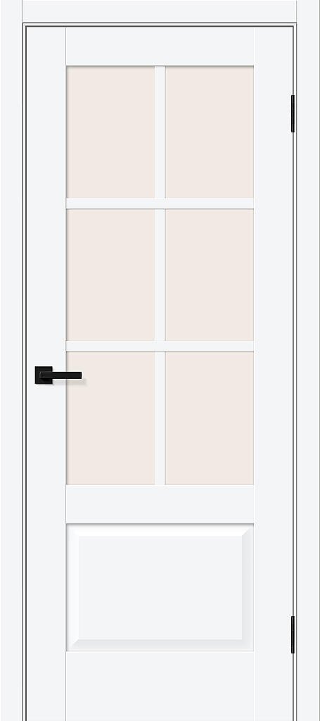Межкомнатные двери Прима-13.0.1, цвет: White Silk