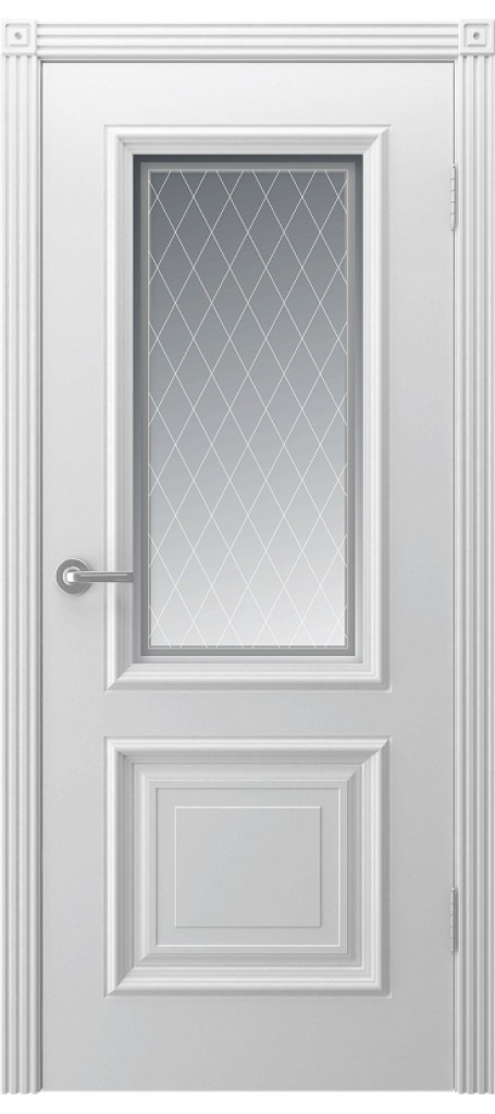 Межкомнатная дверь Акцент ДО-4 (белая)