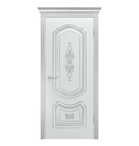 Соло R-0 B3 ДГ - Белая эмаль, патина серебро