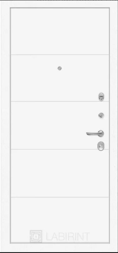 Купить Белая снаружи Входная дверь Лайн WHITE 13 - Белый софт в Москве 
