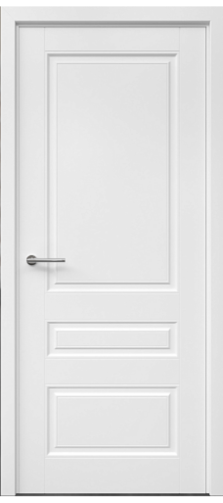 Межкомнатные двери Классика-3 белый (защелка маг.)