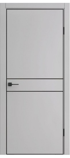 Межкомнатная дверь ДП-52 (Silver Gray)