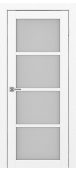 Межкомнатная дверь Турин_540.2222 ЭКО-шпон Белый снежный