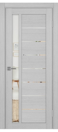 Межкомнатная дверь Турин_554.21 ЭКО-шпон Дуб серый FL