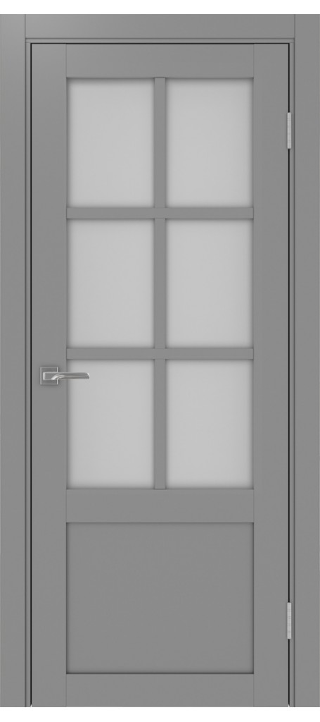 Межкомнатная дверь Турин_541ПФ.2221 ЭКО-шпон Серый
