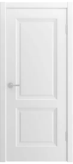 Межкомнатная дверь Шелли-2, ДГ (Белая)