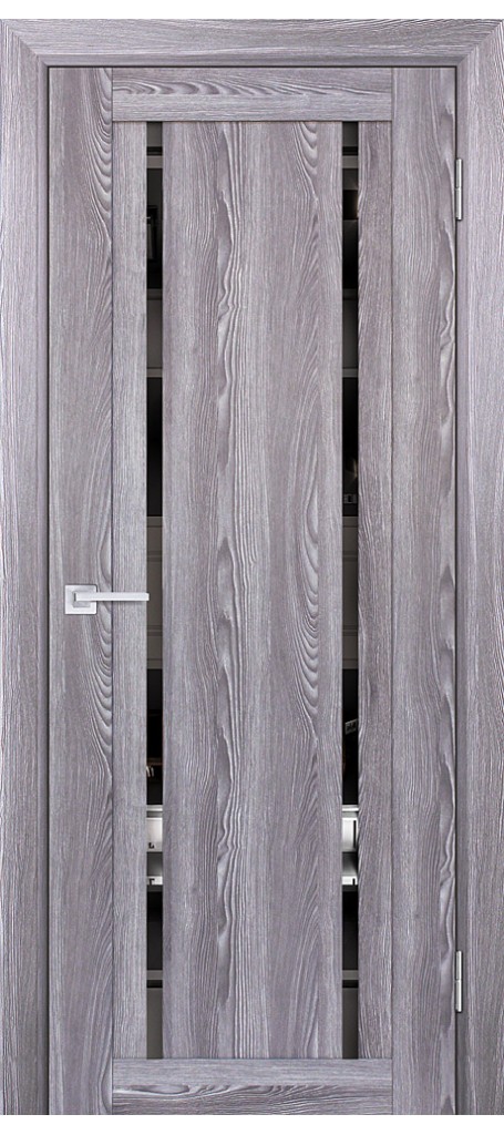 Межкомнатная дверь PSK-9 Ривьера грей со стеклом