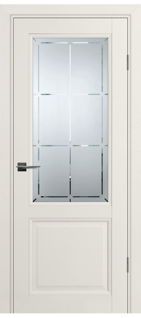 Межкомнатная дверь PSU-37 Зефир со стеклом