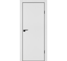 P-1 кромка ABS черная c 4-х ст. Белый матовый