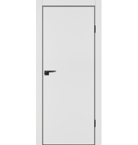 P-1 кромка ABS черная c 4-х ст. Белый матовый