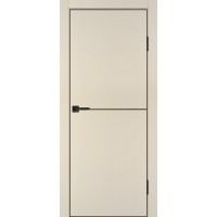 P-19 черный молдинг PET, кромка ABS черная c 4-х ст. Бежевый матовый