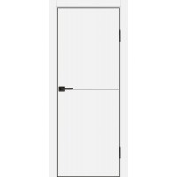  P-19 черный молдинг PET, кромка ABS черная c 4-х ст. Белый матовый