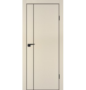 P-21 черный молдинг PET, кромка ABS черная c 4-х ст. Бежевый матовый 