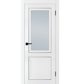 ПСТ-37 Белый матовый со стеклом сатинат