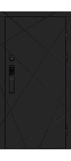 Входная дверь Лучи BLACK СМАРТ