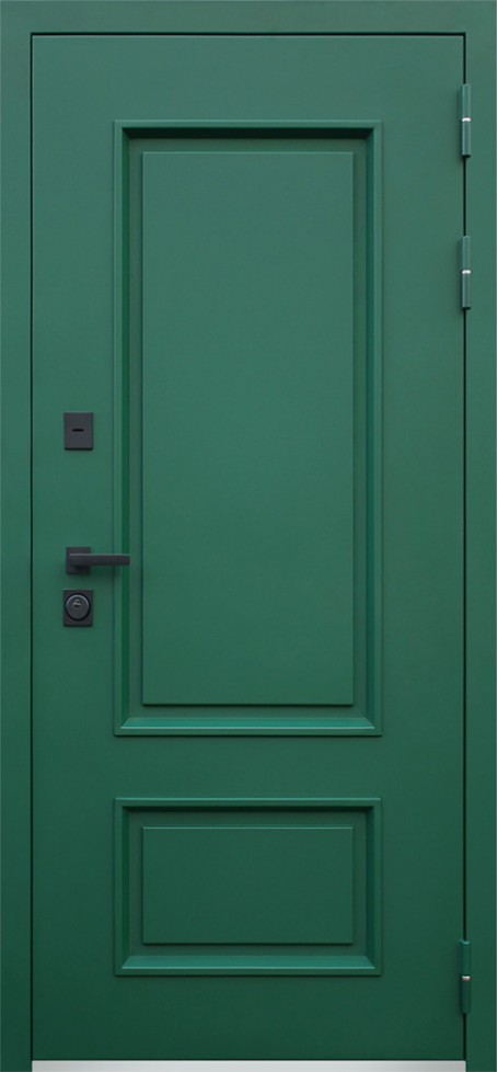 Входная дверь "Олимп", цвет: муар зеленый 