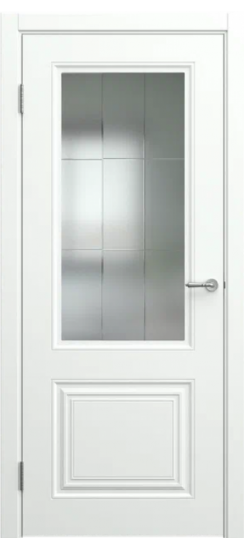 Межкомнатная дверь Симпл-2 ДО Эмаль белая