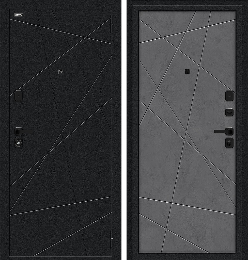 Граффити-5/SBlack, цвет: Букле черное/Slate Art