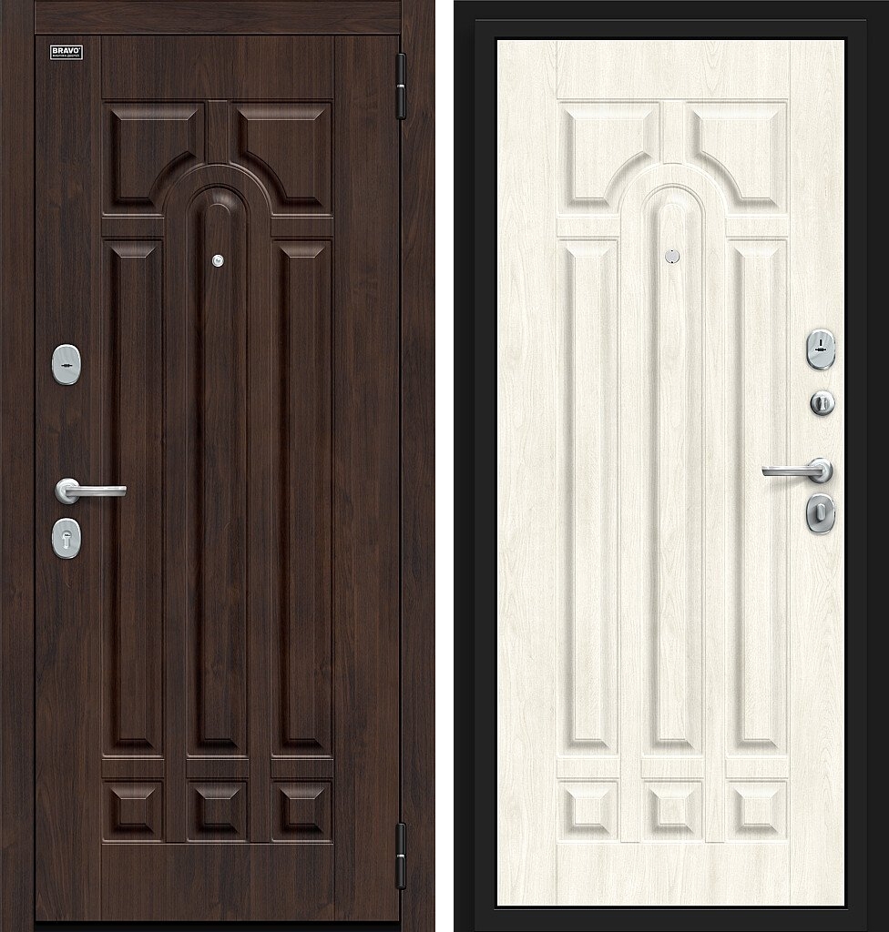 Входная дверь Форт Kale, цвет: Almon/Nordic Oak