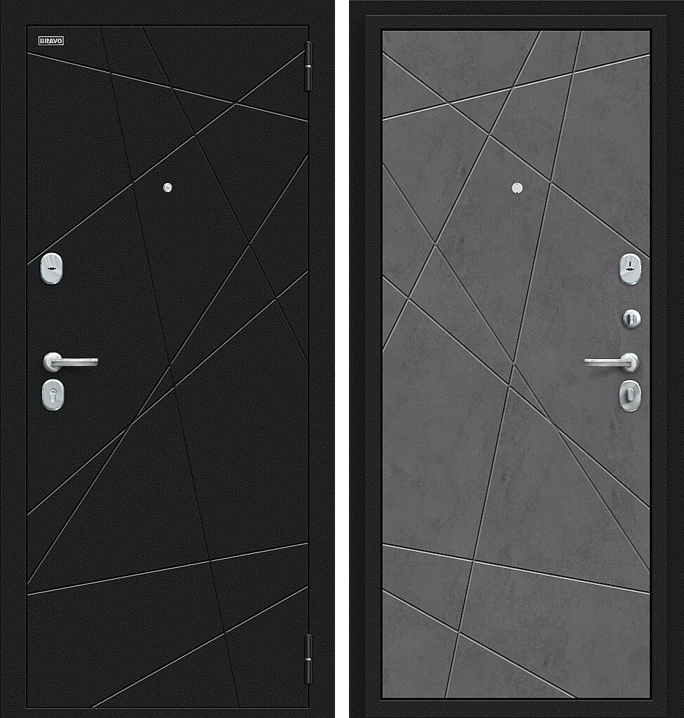 Граффити-5, цвет: Букле черное/Slate Art