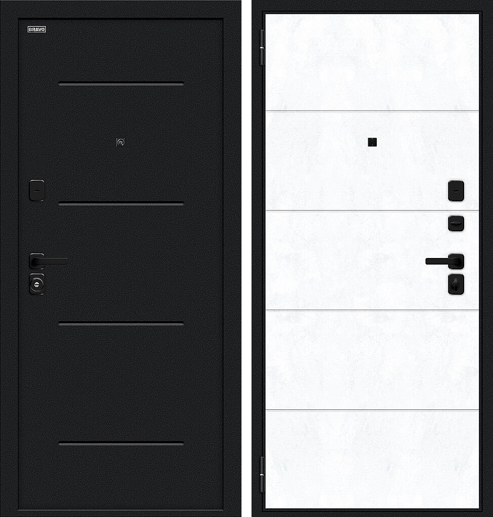 Граффити-1 Инсайд/SBlack, цвет: Букле черное/Snow Art