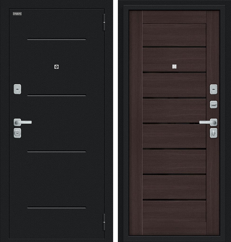 Техно/BChrome, цвет: Букле черное/Wenge Melinga