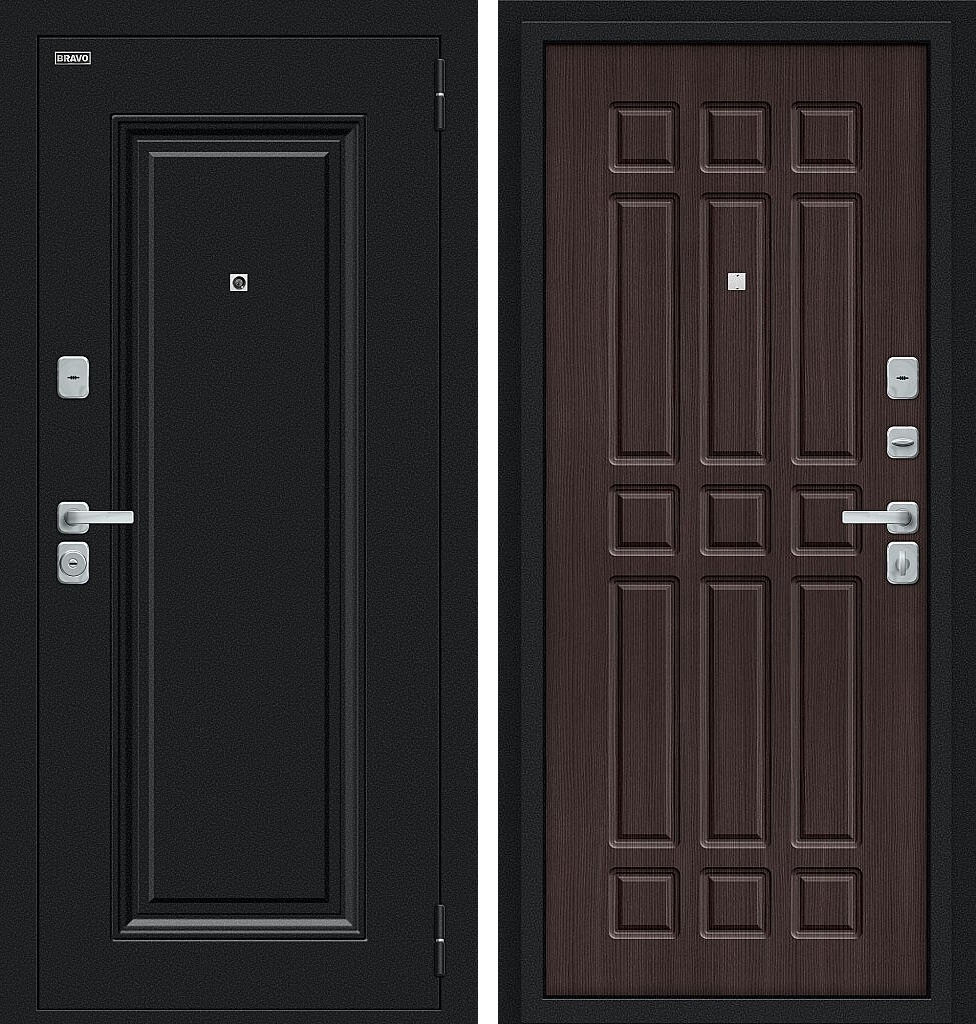 Мило МФ/BChrome, цвет: Букле черное/Wenge Melinga