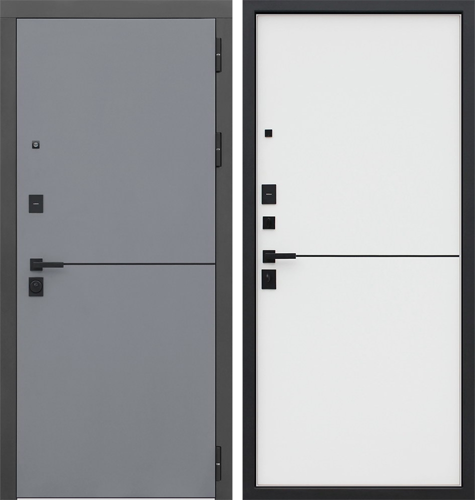 Входная дверь Бриг ; цвет «альянс графит»