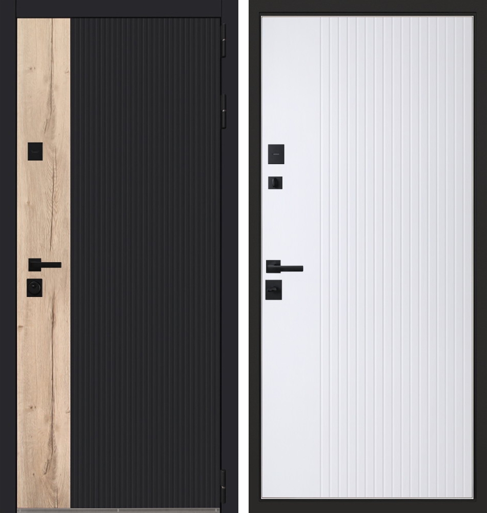 Входная дверь Конструктор; цвет "дуб галиф натур"