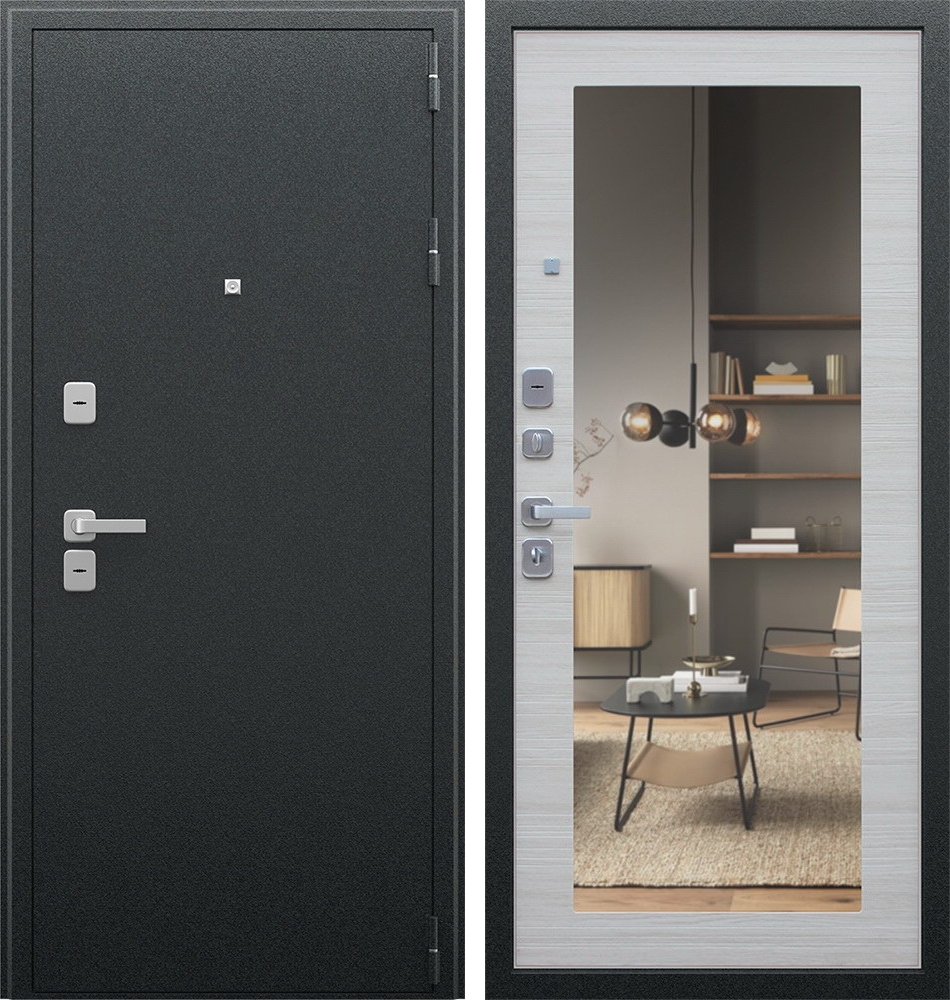 Входная дверь "Next 1" с зеркалом