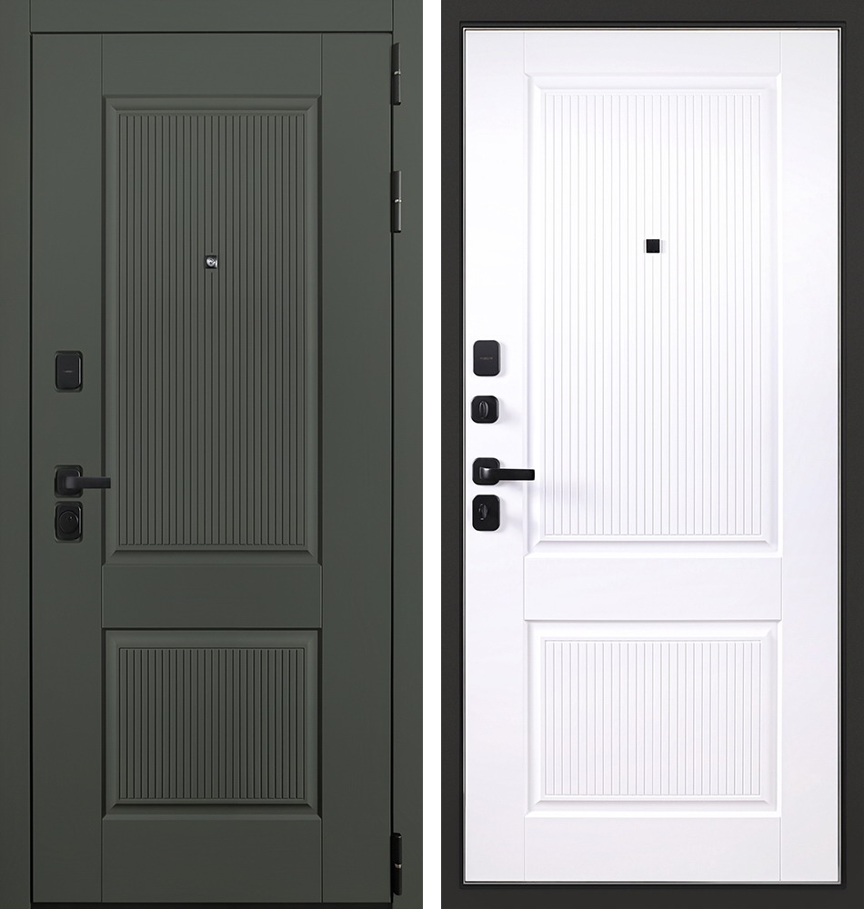 Входная дверь "Scandi" Цвет "Силк Олива"