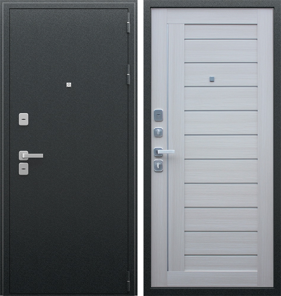 Входная дверь "Соло" цвет: Лиственница белая