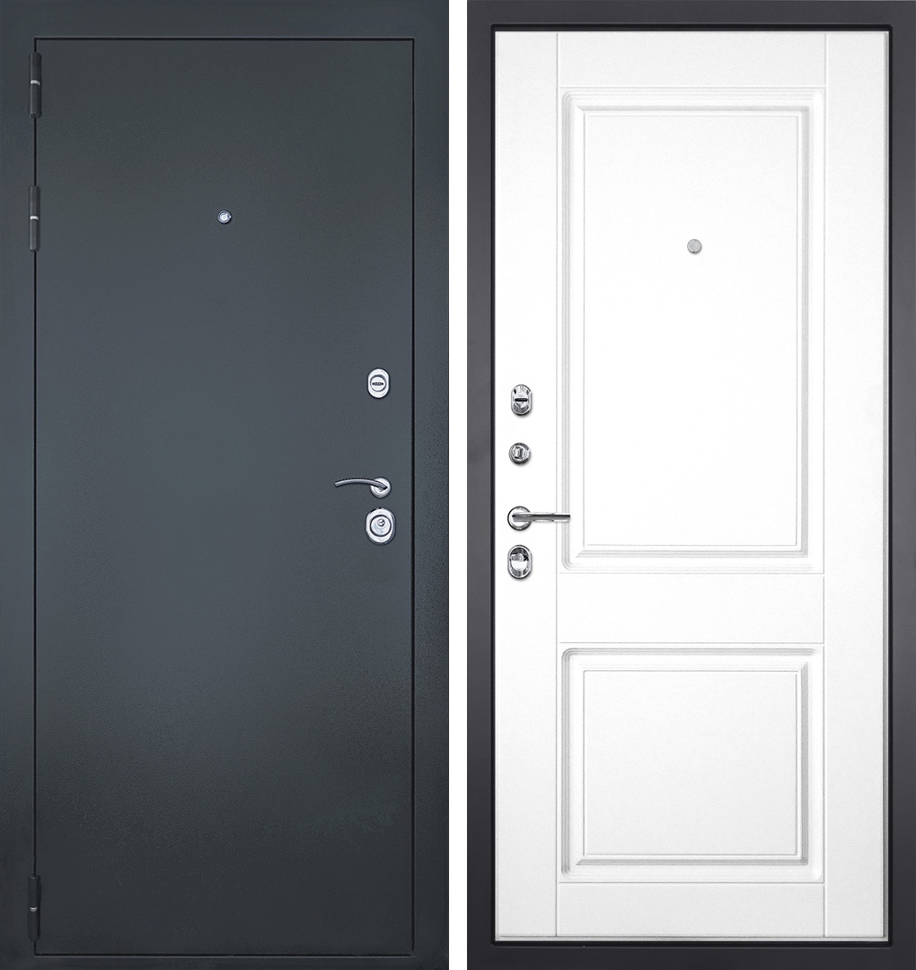 Входная дверь Ультра 5 035 Белая классика 12 мм