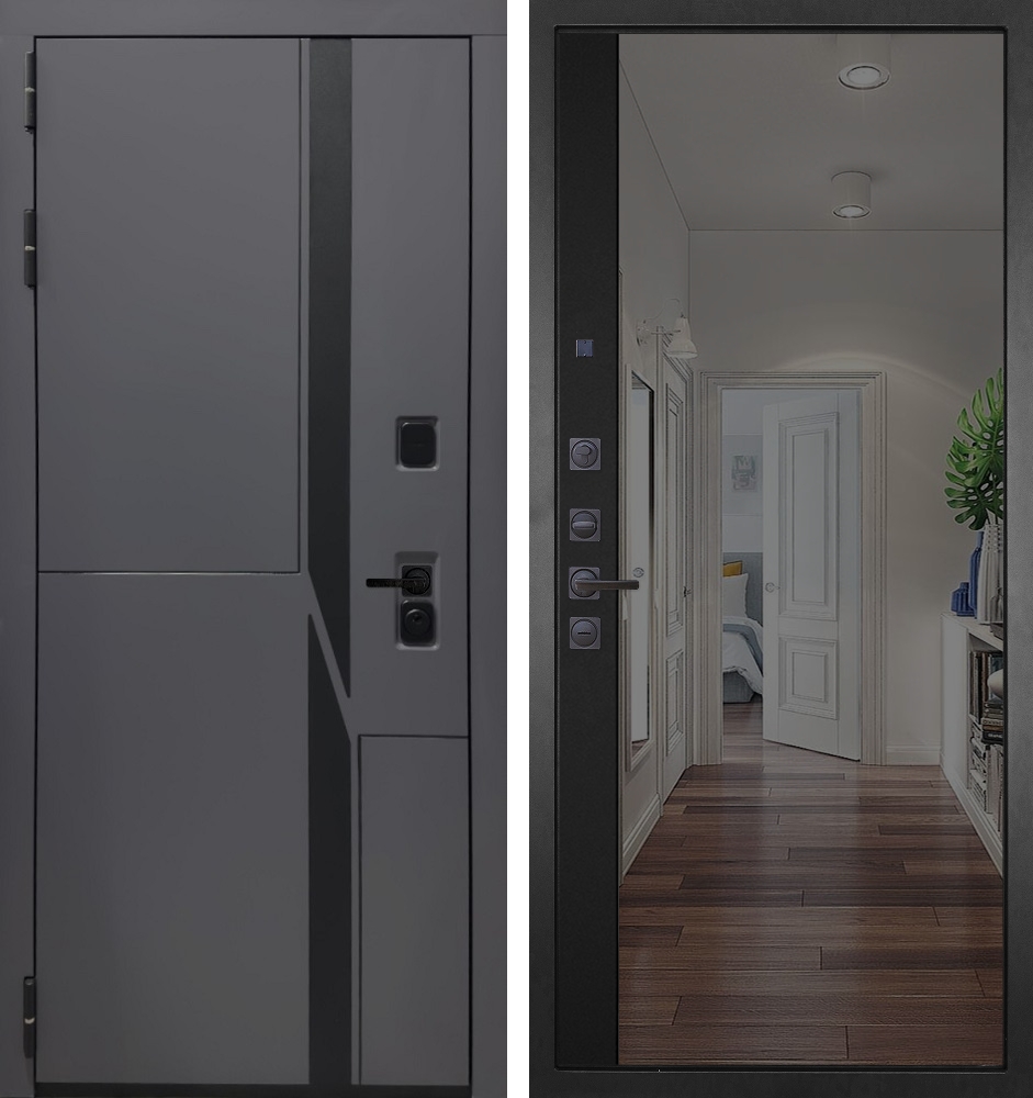 Гранит НаноБлэк лайн - 084 Зеркало макси бок тонированное 16мм