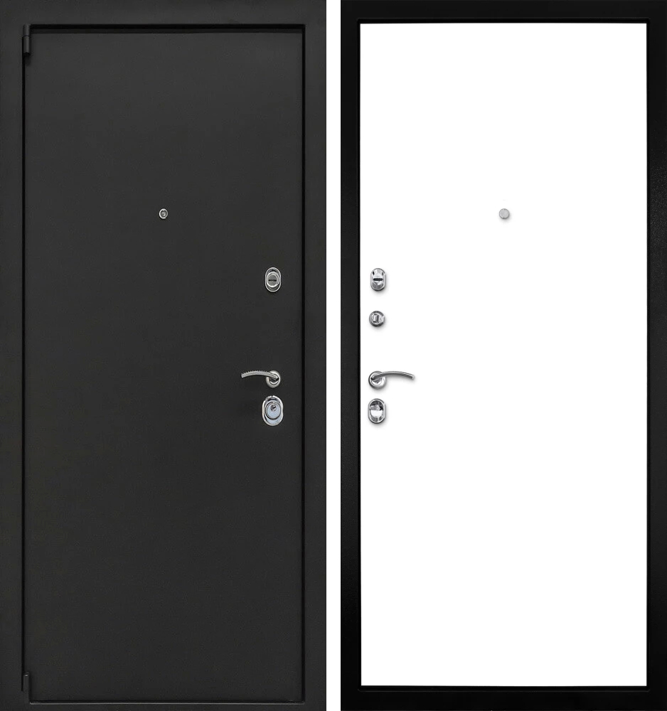 Входная дверь Гранит М8 барк - 003 Белый 6мм