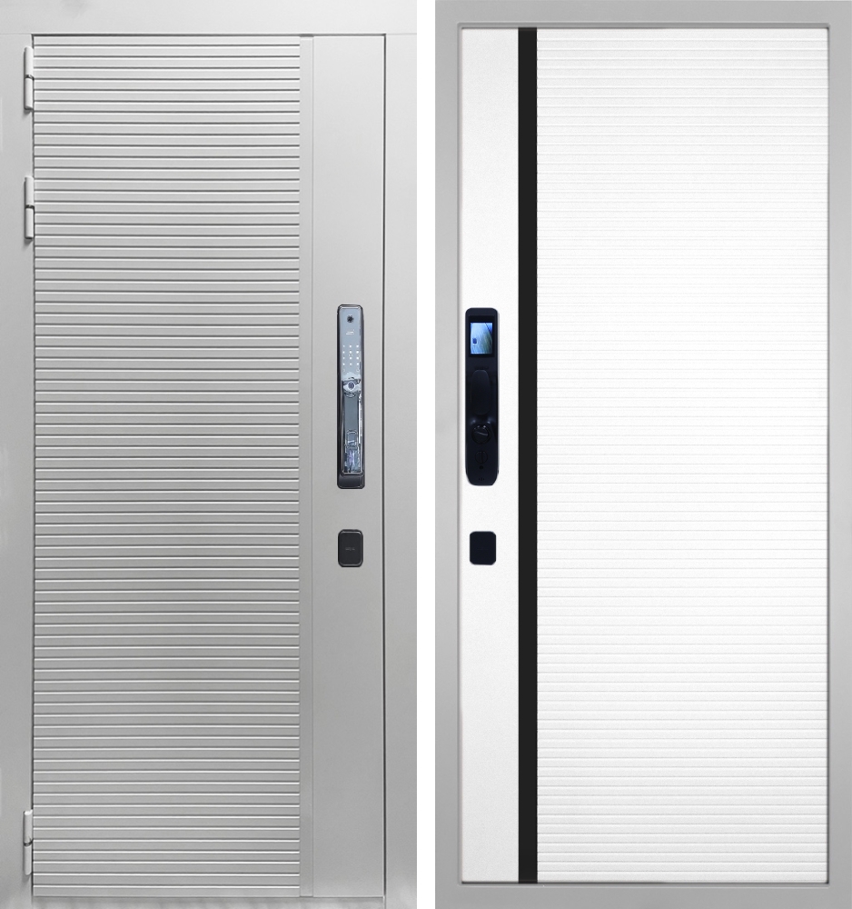 Входная дверь Пиано Смарт Белая - 053 Пиано белая 12мм